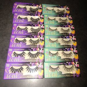 Mink faux eyelash bundle of 12
